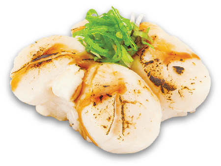 Aburi Hotate Nigiri (Scallop)
