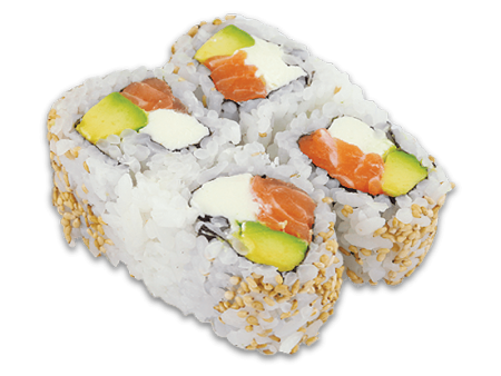 Salmon Avocado & Cream Cheese Roll