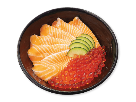 Salmon & Ikura Rice Bowl